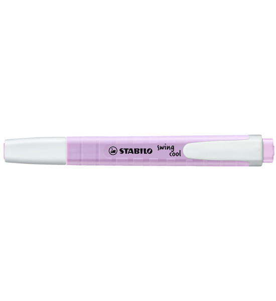 Resaltador, Swing Cool, Punta Biselada 1.0-4.0 mm, Colores Pastel, Neblina Lila, Unidad